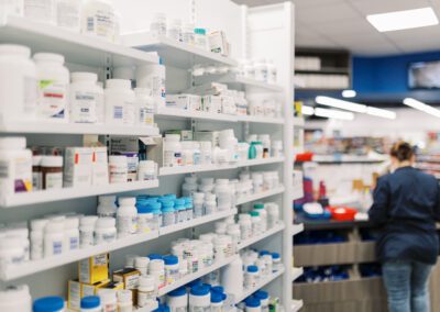 medication shelves